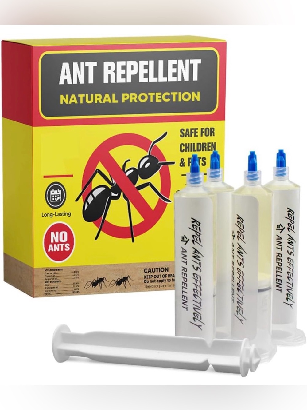 Ant Repellent, Pet Safe Ant Away Repellent, Easy to Use, 4 Packs